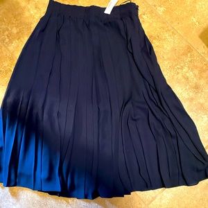 J crew pleated skirt NWT